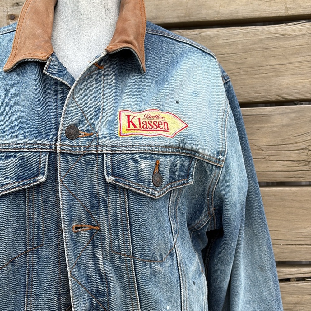 Vintage Canada Sportswear Denim Jacket – Distressed vibes Sz M - Picture 2 of 14